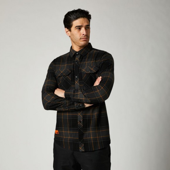 CAMASA FOX TRAILDUST 2.0 FLANNEL BLACK CAMASA FOX TRAILDUST 2.0 FLANNEL BLACK