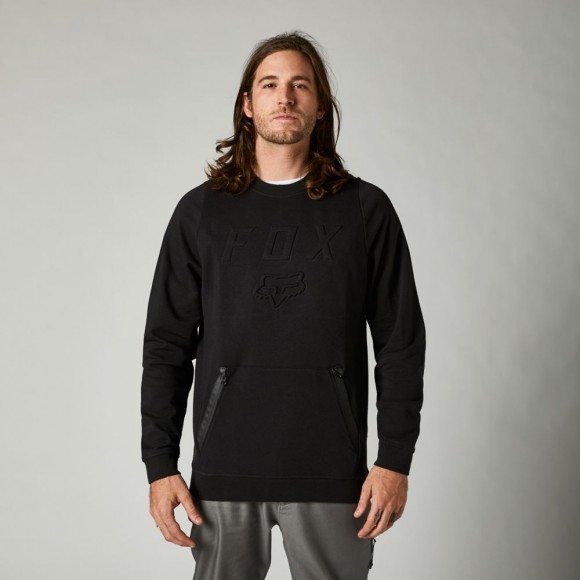 HANORAC FOX BACKLASH DWR CREW BLACK HANORAC FOX BACKLASH DWR CREW BLACK