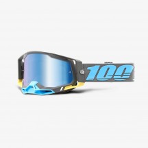 OCHELARI 100% RACECRAFT 2 Goggle Trinidad Mirror Blue Lens