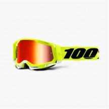OCHELARI 100% RACECRAFT 2 Fluo Yellow Mirror Red Lens