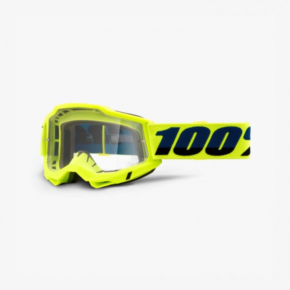 OCHELARI 100% ACCURI 2 Fluo Yellow Clear Lens OCHELARI 100% ACCURI 2 Fluo Yellow Clear Lens