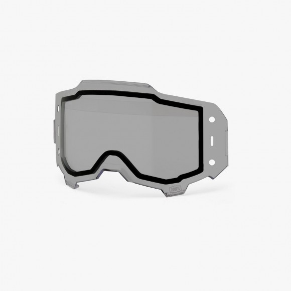 LENTILA 100% ARMEGA Replacement Lens Dual Pane Lens Smoke LENTILA 100% ARMEGA Replacement Lens Dual Pane Lens Smoke