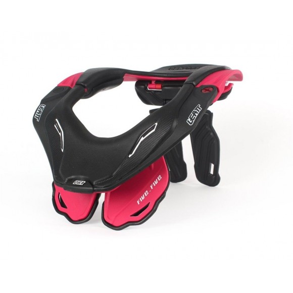 NECK BRACE LEATT DBX 5.5 RUBINE RED / BLACK NECK BRACE LEATT DBX 5.5 RUBINE RED / BLACK