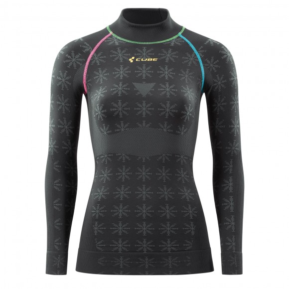 Bluza De Corp Cube Ws Race Be Warm L/s Black