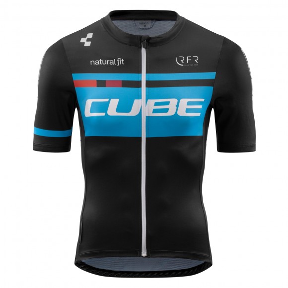 Tricou Ciclism Cube Teamline Jersey Competition S/s Black Blue Tricou Ciclism Cube Teamline Jersey Competition S/s Black Blue