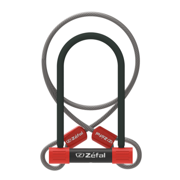 Incuietoare U ZEFAL K-Traz U13 13mm + Cablu 10mm/120cm - Grey/Black Incuietoare U ZEFAL K-Traz U13 13mm + Cablu 10mm/120cm - Grey/Black