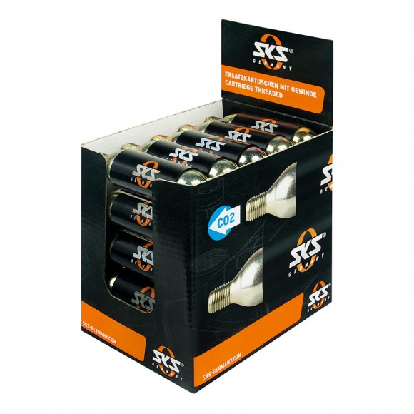 Cartus CO2 SKS filetat-16g - display 25 buc. Cartus CO2 SKS filetat-16g - display 25 buc.