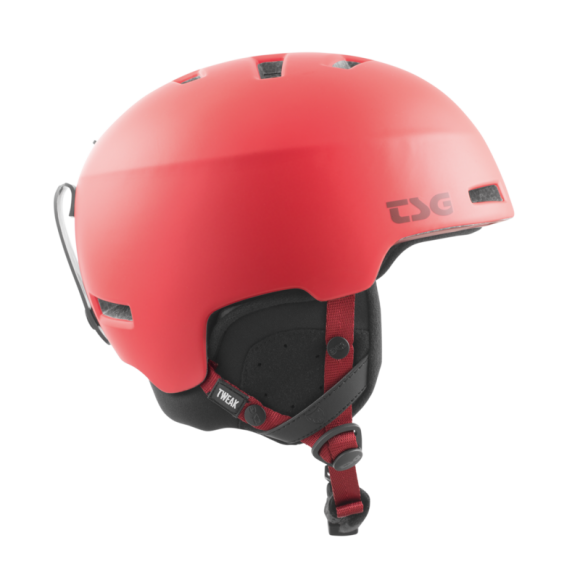 Casca ski TSG Tweak Solid Color - Satin Sonic Red Casca ski TSG Tweak Solid Color - Satin Sonic Red