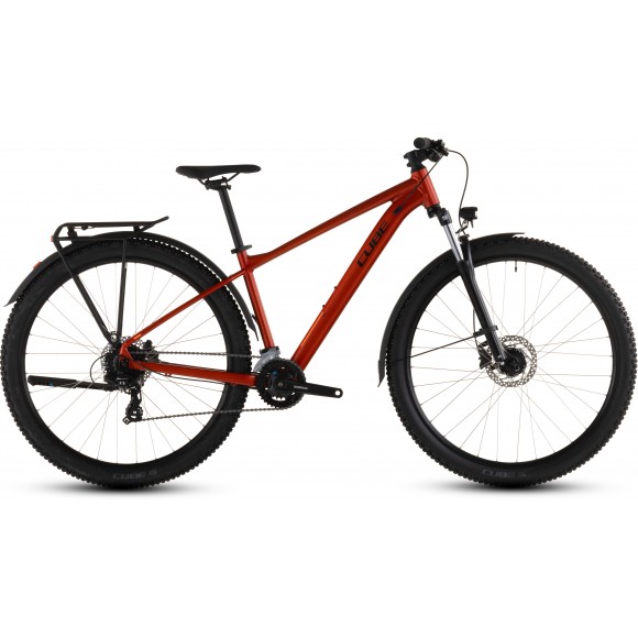 BICICLETA CUBE AIM ONE FE SUNDOWNER BLACK 2026