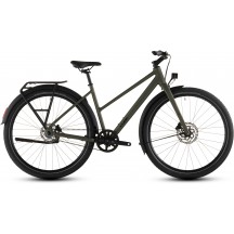 BICICLETA CUBE EDITOR ONE FE TRAPEZE REEDGREEN BLACK 2026