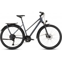 BICICLETA CUBE KATHMANDU EXC TRAPEZE METALLICGREY CHROME 2026