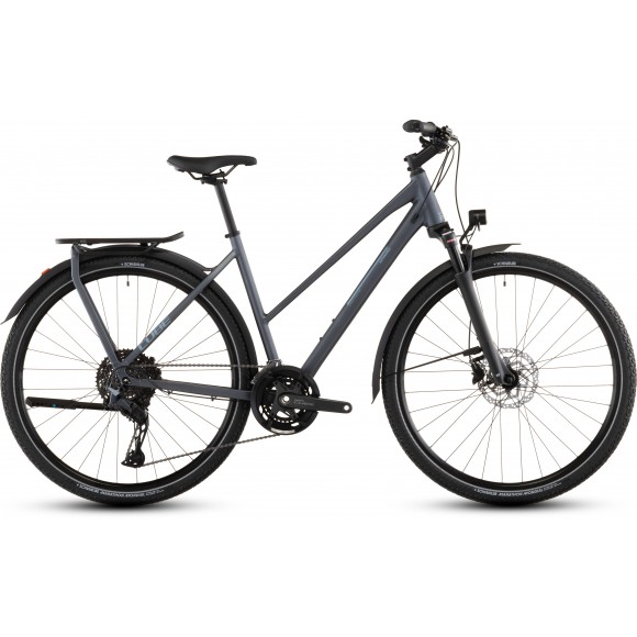 BICICLETA CUBE KATHMANDU EXC TRAPEZE METALLICGREY CHROME 2026