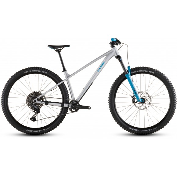 BICICLETA CUBE REACTION TM ONE 27.5" RAWMETAL BLUE 2026 BICICLETA CUBE REACTION TM ONE 27.5" RAWMETAL BLUE 2026