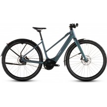BICICLETA ELECTRICA CUBE EDITOR HYBRID SLT 400X FE TRAPEZE SMARAGDGREY PRISM 2026