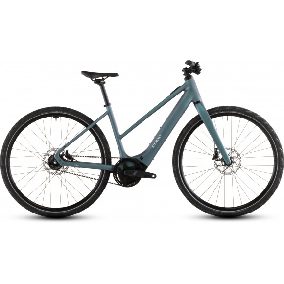 BICICLETA ELECTRICA CUBE EDITOR HYBRID SLT 400X TRAPEZE SMARAGDGREY PRISM 2026 BICICLETA ELECTRICA CUBE EDITOR HYBRID SLT 400X TRAPEZE SMARAGDGREY PRISM 2026