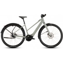 BICICLETA ELECTRICA CUBE EDITOR HYBRID SLX 400X FE TRAPEZE REEDBEIGE CHROME 2026