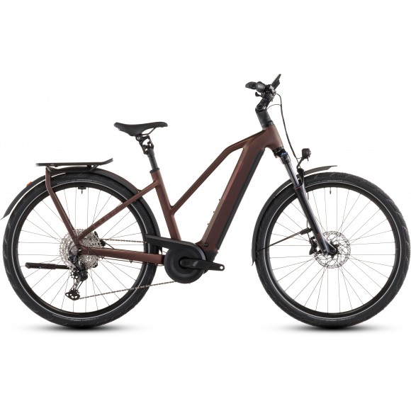 BICICLETA ELECTRICA CUBE KATHMANDU HYBRID PRO 800 TRAPEZE SUNGLOW CHROME 2026