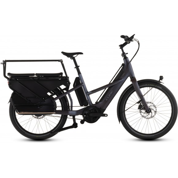 BICICLETA ELECTRICA CUBE LONGTAIL HYBRID COMFORT FAMILY 800 HAZE REFLEX 2026 BICICLETA ELECTRICA CUBE LONGTAIL HYBRID COMFORT FAMILY 800 HAZE REFLEX 2026