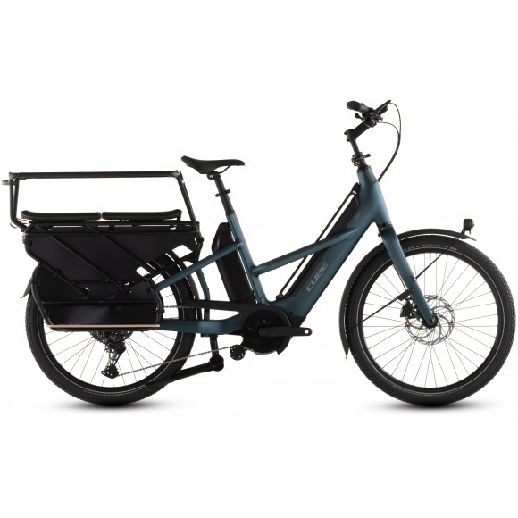 BICICLETA ELECTRICA CUBE LONGTAIL HYBRID FAMILY 800 ROYALGREEN BLACK 2026 BICICLETA ELECTRICA CUBE LONGTAIL HYBRID FAMILY 800 ROYALGREEN BLACK 2026