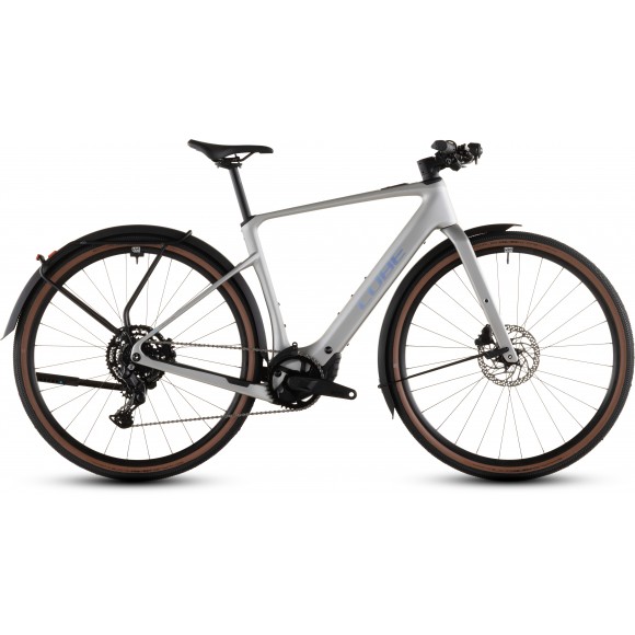 BICICLETA ELECTRICA CUBE NULANE HYBRID C:62 RACE 400X FE SLEEKGREY PRISM 2026