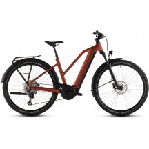 BICICLETA ELECTRICA CUBE NURIDE HYBRID PRO 800 TRAPEZE CHILLI BLACK 2026