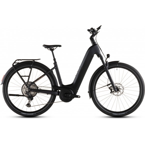 BICICLETA ELECTRICA CUBE NURIDE HYBRID SLX 800 EASY ENTRY BLACK GOLD 2026