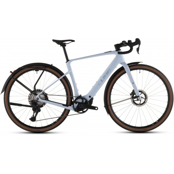 BICICLETA ELECTRICA CUBE NUROAD HYBRID C:62 SLX 400X FE ICEBLUE PRISM 2026