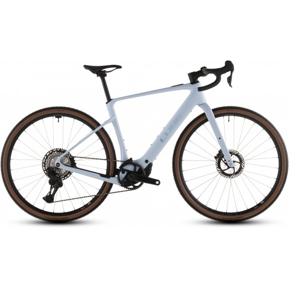 BICICLETA ELECTRICA CUBE NUROAD HYBRID C:62 SLX 400X ICEBLUE PRISM 2026