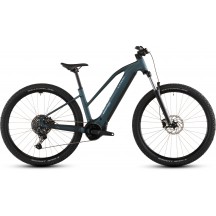 BICICLETA ELECTRICA CUBE REACTION HYBRID ONE 600 TRAPEZE ROYALGREEN PRISM 2026