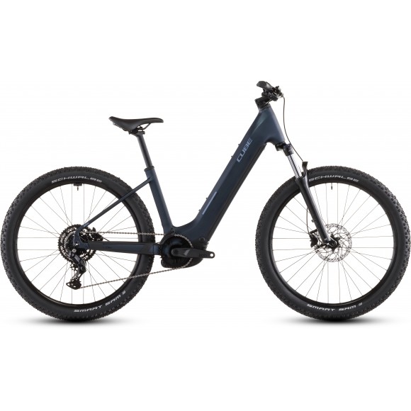 BICICLETA ELECTRICA CUBE REACTION 27.5" HYBRID PERFORMANCE 600 EASY ENTRY INDIGOBLUE REFLEX 2026 BICICLETA ELECTRICA CUBE REACTION 27.5" HYBRID PERFORMANCE 600 EASY ENTRY INDIGOBLUE REFLEX 2026