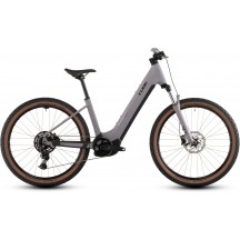 BICICLETA ELECTRICA CUBE REACTION 27.5" HYBRID PERFORMANCE 600 EASY ENTRY PLUMGREY BLACK 2026