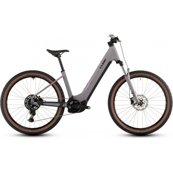BICICLETA ELECTRICA CUBE REACTION HYBRID PERFORMANCE 600 EASY ENTRY PLUMGREY BLACK 2026