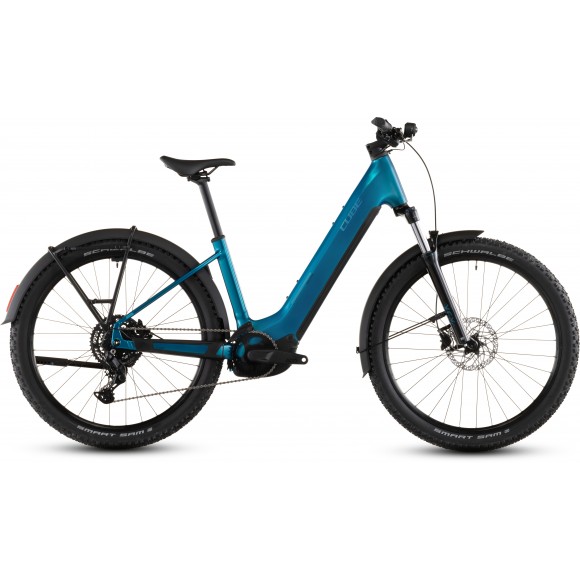 BICICLETA ELECTRICA CUBE REACTION 27.5" HYBRID PERFORMANCE 600 FE EASY ENTRY ELECTRICBLUE DAZZLE 2026