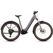 BICICLETA ELECTRICA CUBE REACTION 27.5" HYBRID PERFORMANCE 600 FE EASY ENTRY PLUMGREY BLACK 2026