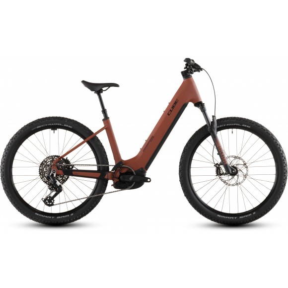 BICICLETA ELECTRICA CUBE REACTION 27.5" HYBRID RACE 800 EASY ENTRY AMBER BLACK 2026