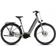 BICICLETA ELECTRICA CUBE SUPREME HYBRID DELUXE ONE 600 EASY ENTRY ASHGREEN CHROME 2026