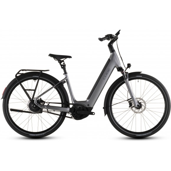 BICICLETA ELECTRICA CUBE SUPREME HYBRID DELUXE PRO 600 EASY ENTRY QUICKSILVER GREY 2026 BICICLETA ELECTRICA CUBE SUPREME HYBRID DELUXE PRO 600 EASY ENTRY QUICKSILVER GREY 2026