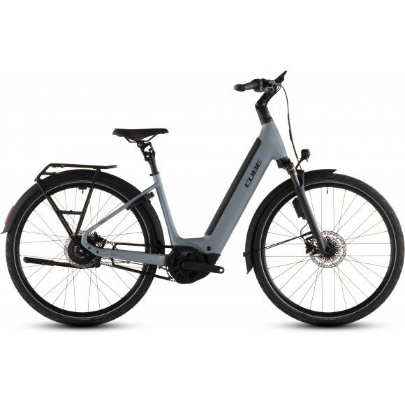 BICICLETA ELECTRICA CUBE SUPREME HYBRID DELUXE SLX 600 EASY ENTRY SEAGREY BLACK 2026 BICICLETA ELECTRICA CUBE SUPREME HYBRID DELUXE SLX 600 EASY ENTRY SEAGREY BLACK 2026