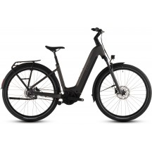 BICICLETA ELECTRICA CUBE TOURING HYBRID COMFORT SLX 800 EASY ENTRY CHARCOAL CHROME 2026