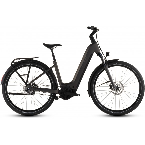 BICICLETA ELECTRICA CUBE TOURING HYBRID COMFORT SLX 800 EASY ENTRY CHARCOAL CHROME 2026 BICICLETA ELECTRICA CUBE TOURING HYBRID COMFORT SLX 800 EASY ENTRY CHARCOAL CHROME 2026