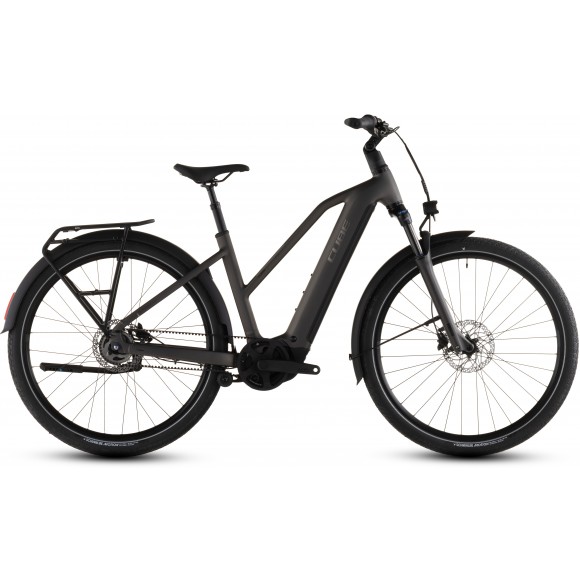 BICICLETA ELECTRICA CUBE TOURING HYBRID COMFORT SLX 800 TRAPEZE CHARCOAL CHROME 2026 BICICLETA ELECTRICA CUBE TOURING HYBRID COMFORT SLX 800 TRAPEZE CHARCOAL CHROME 2026