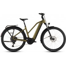 BICICLETA ELECTRICA CUBE TOURING HYBRID PRO 800 TRAPEZE GOLDENLIME BLACK 2026
