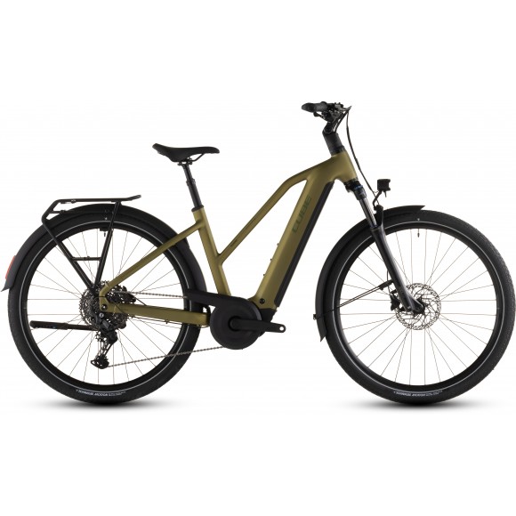 BICICLETA ELECTRICA CUBE TOURING HYBRID PRO 800 TRAPEZE GOLDENLIME BLACK 2026 BICICLETA ELECTRICA CUBE TOURING HYBRID PRO 800 TRAPEZE GOLDENLIME BLACK 2026
