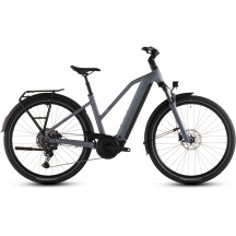 BICICLETA ELECTRICA CUBE TOURING HYBRID PRO 800 TRAPEZE PEARLGREY GREY 2026