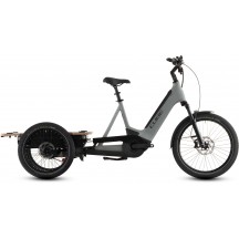 BICICLETA ELECTRICA CUBE TRIKE FLATBED HYBRID 750 SWAMPGREY REFLEX 2026