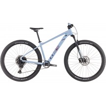 BICICLETA CUBE ATTENTION SLX 27.5" PIDGEONBLUE RUBYRED 2025