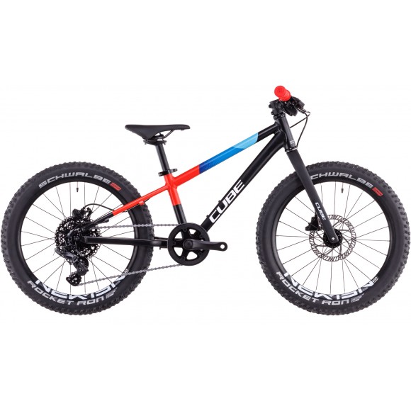 BICICLETA CUBE REACTION 200 PRO BLACK BLUE RED 2025 BICICLETA CUBE REACTION 200 PRO BLACK BLUE RED 2025