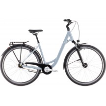 BICICLETA CUBE TOWN ONE EASY ENTRY POLARGREY WHITE 2025