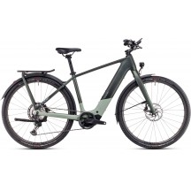 BICICLETA ELECTRICA CUBE KATHMANDU HYBRID C:62 SLT 400X STELLAR ORIGANOGREEN 2025