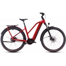 BICICLETA ELECTRICA CUBE KATHMANDU HYBRID COMFORT PRO 800 TRAPEZE ELECTRICRED RED 2025